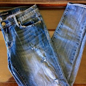 Sundance Driftwood Marilyn Distressed Skinny Jeans